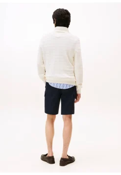 Herren Strickpullover mit Troyer-Kragen