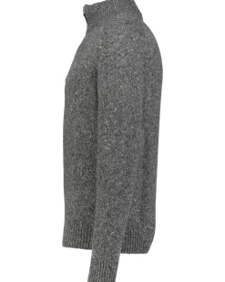 Herren Strickpullover mit Troyer-Kragen DONEGAL