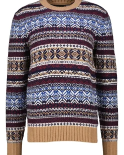 Herren Strickpullover mit Wolle GIFTING WOOL BLEND FAIRISLE