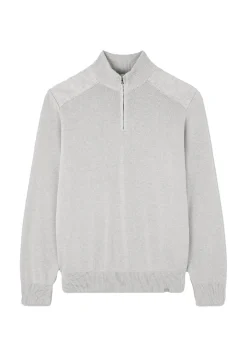 Herren Strickpullover mit Leinendetails