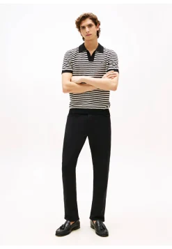 Herren Strickpullover mit Polokragen KNITTED TEXTURED POLO