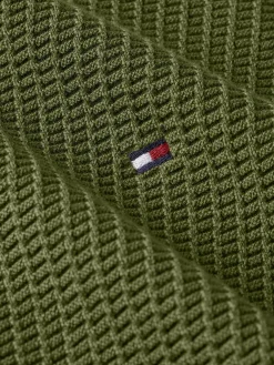 Herren Strickpullover RECTANGULAR STRUCTURE CREW