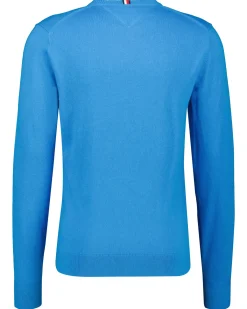 Herren Strickpullover Rundhals Baumwolle/Kaschmir Regular Fit