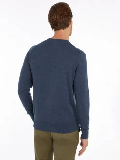 Herren Strickpullover Rundhals Baumwolle/Kaschmir Regular Fit