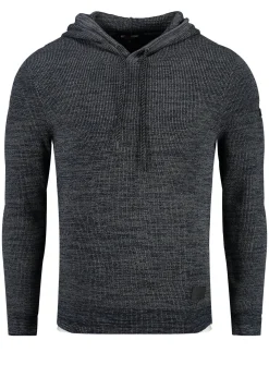 Herren Strickpullover VALLEY mit Kapuze