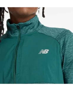 Herren Sweater ATHLETICS HEAT GRID 1/2 ZIP