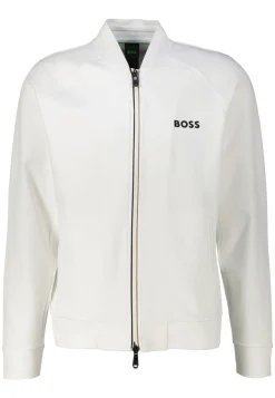 Herren Sweatjacke aus Stretch-Gabardine SAMOO Regular Fit