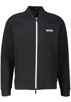 Herren Sweatjacke aus Stretch-Gabardine SAMOO Regular Fit