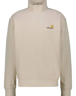 Herren Sweatshirt HALF ZIP AMERICAN SCRIPT