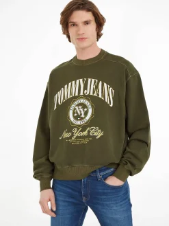 Herren Sweatshirt LUXE VARSITY CREW