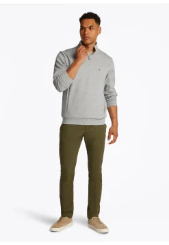 Herren Sweatshirt mit Troyerkragen Regular Fit