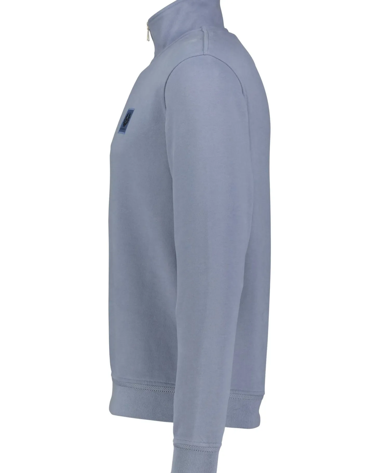 Herren Sweatshirt mit Troyer-Kragen