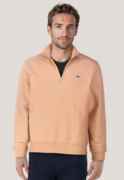 Herren Sweatshirt mit Troyerkragen