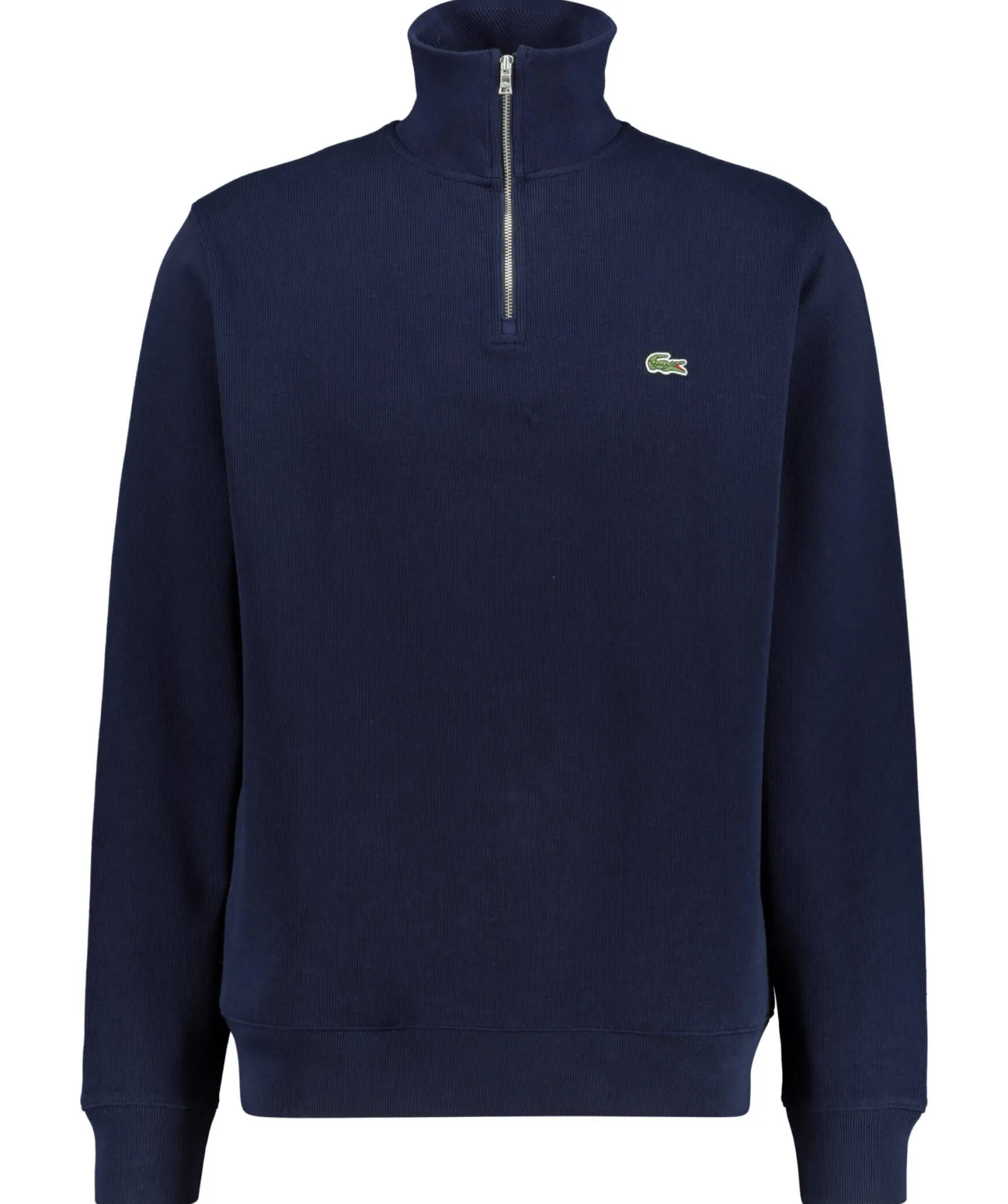 Herren Sweatshirt mit Troyerkragen