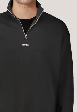 Herren Sweatshirt mit Troyerkragen DURTY244 Relaxed Fit