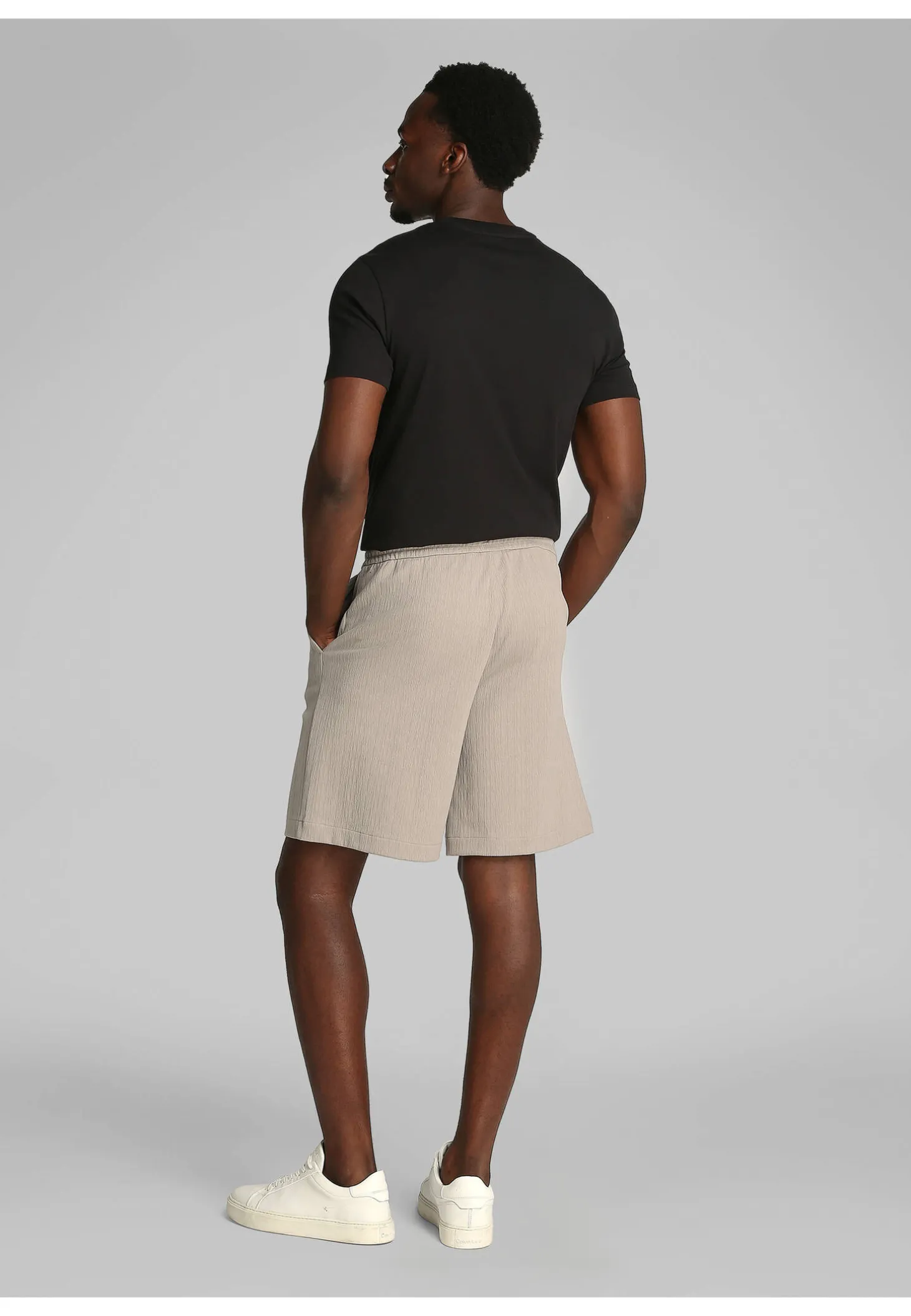 Herren Sweatshorts mit Struktur