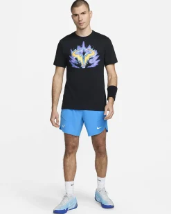 Herren Tennisshirt RAFA MENS NIKE COURT DRI-FIT