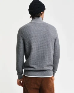 Herren Troyer aus Bio-Baumwolle COTTON TEXTURED HALF ZIP