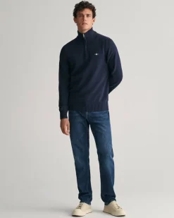 Herren Troyer CASUAL COTTON HALF ZIP