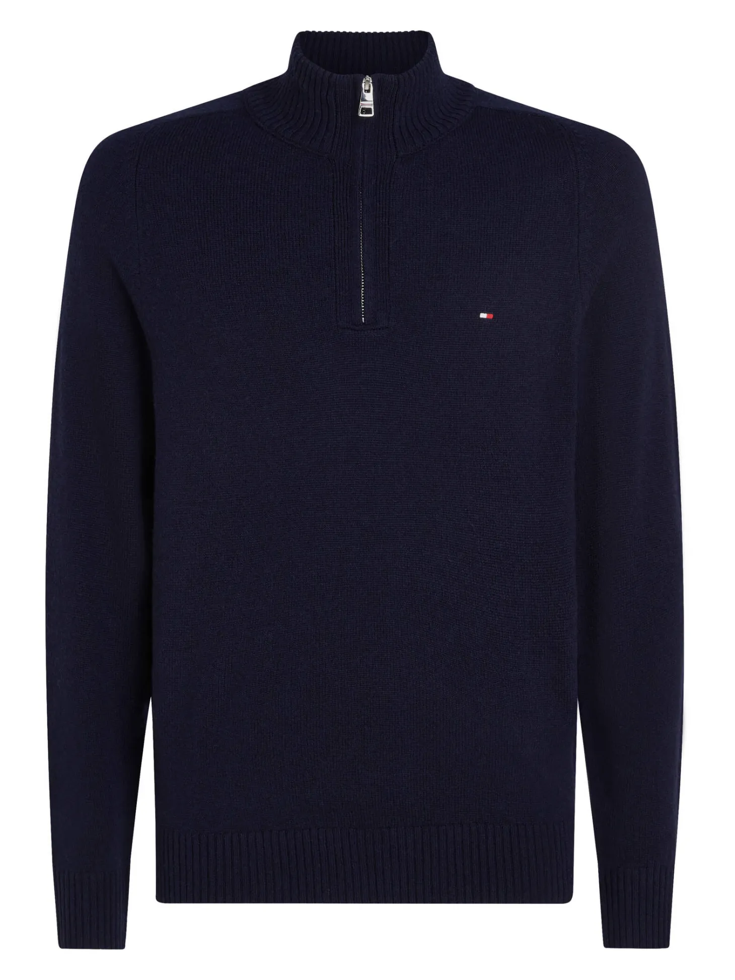 Herren Troyer mit Wolle LAMBSWOOL ZIP MOCK