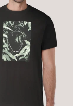 Herren T-Shirt aus Baumwolljersey TE_ANIMALI Regular Fit