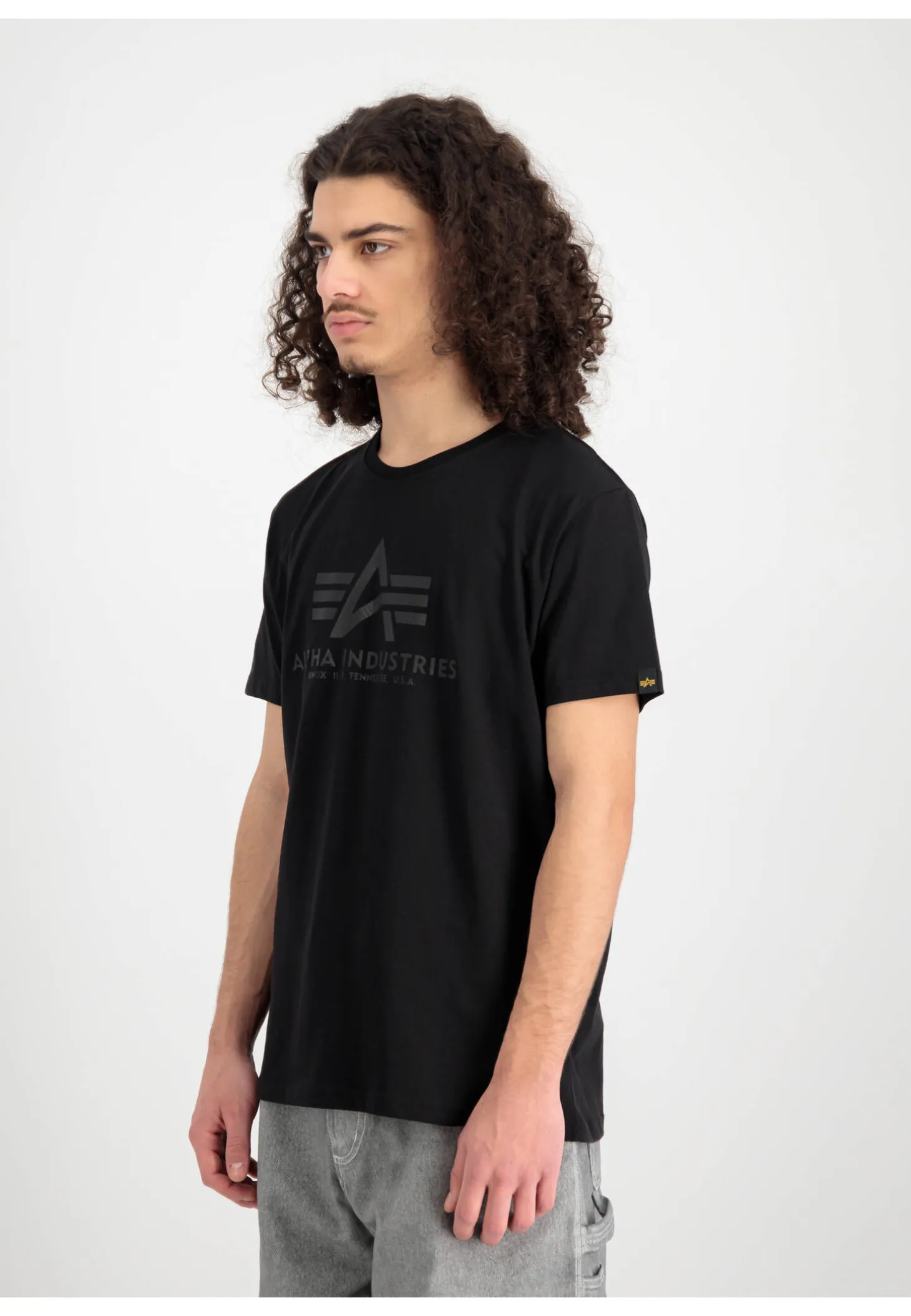 Herren T-Shirt aus Baumwolle BASIC T CARBON