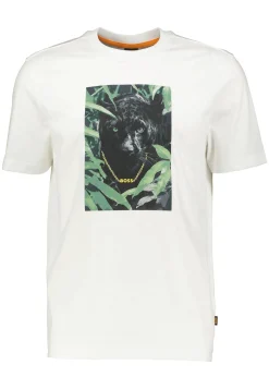 Herren T-Shirt aus Baumwolljersey TE_ANIMALI Regular Fit