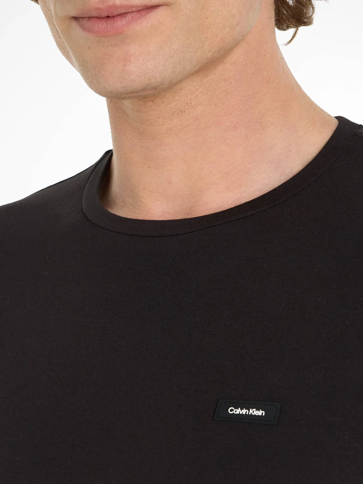 Herren T-Shirt aus Stretch-Jersey Slim Fit