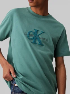 Herren T-Shirt CHENILLE MONOLOGO TEE