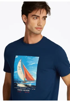 Herren T-Shirt COLOR PHOTO PRINT TEE Regular Fit