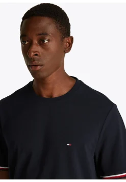 Herren T-Shirt GLOBAL STRIPE CUFF TEE