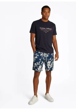 Herren T-Shirt HILFIGER CENTER STACK TEE Regular Fit