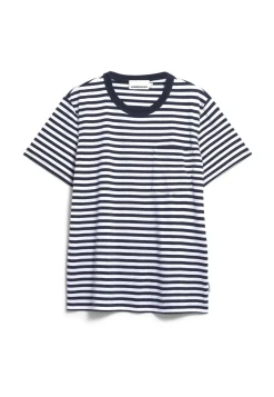 Herren T-Shirt MAARKOS POCKET STRIPES