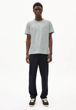 Herren T-Shirt MAARKOS POCKET STRIPES