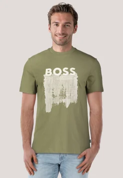 Herren T-Shirt mit Artwork C-THOMPSON