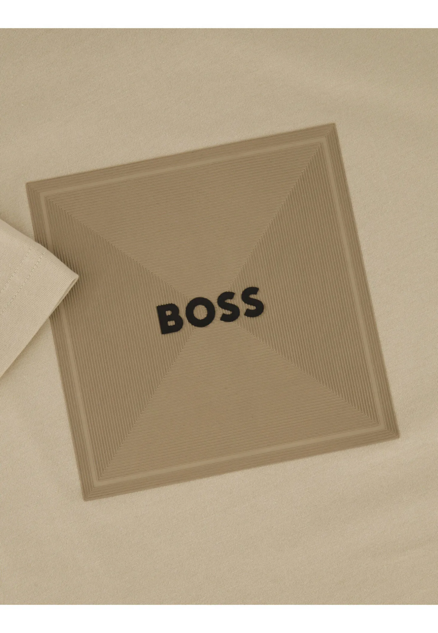 Herren T-Shirt TEE LOGO RIB