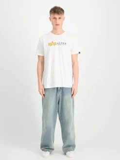 Herren T-Shirts Alpha Label T Puff Print