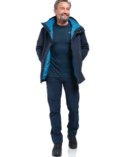 Herren Wanderjacke mit Thermo-Innenjacke 3 in 1 JACKET AUERSPITZ