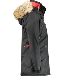 Herren Winterjacke mit Kapuze 