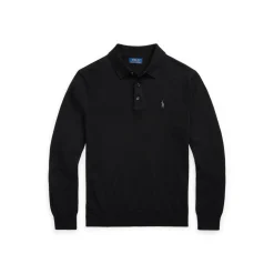 Herren Wollpullover mit Polokragen