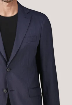 Herrn Sakko mit Leinen P-HANRY-FLAPS Slim Fit