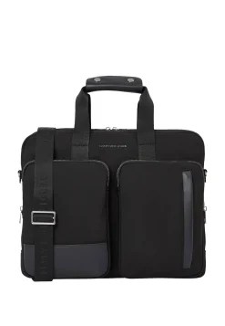 Laptoptasche mit Metall-Logo