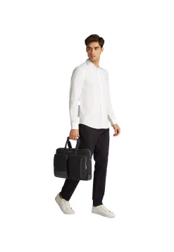 Laptoptasche mit Metall-Logo